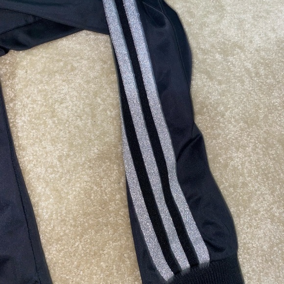 Rare Sparkle Adidas 3 Stripe Zip Up - Picture 4 of 4